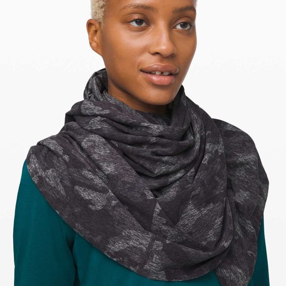 lululemon athletica Accessories - Lululemon Grey Camo Vinyasa Scarf